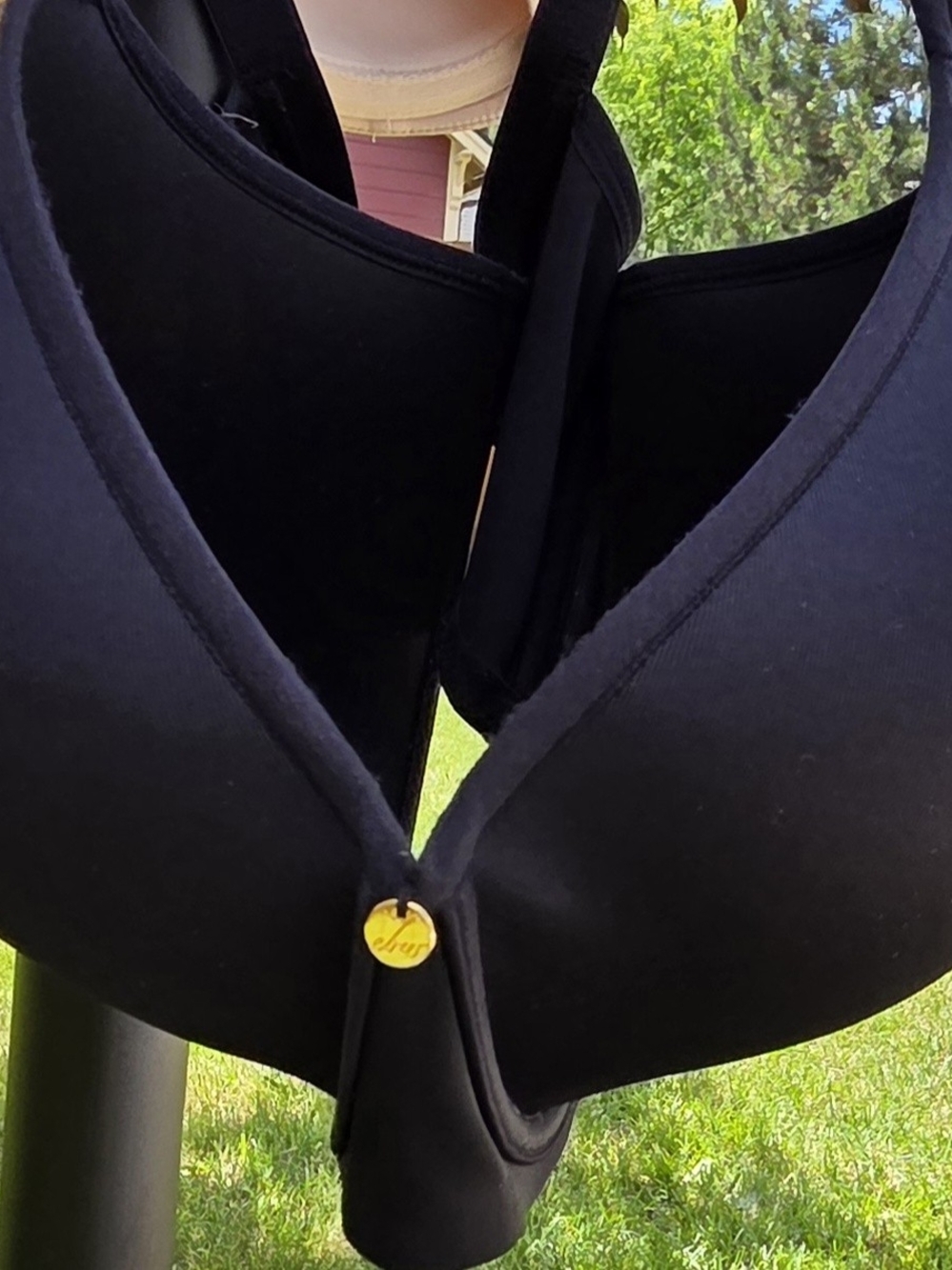 Brand New Essential Bodywear Black Padded T-shirt Bra